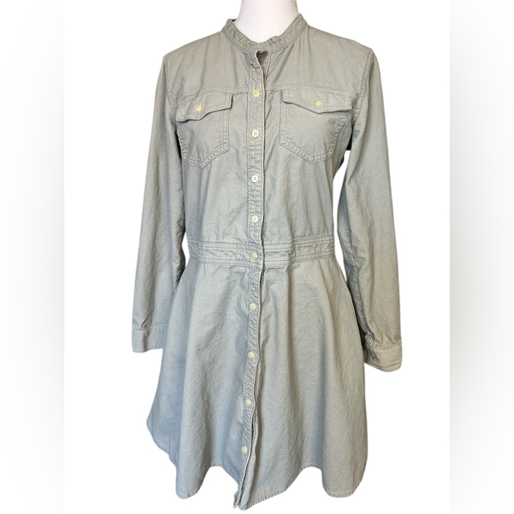 GAP Light Gray Long Sleeve Dress